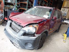 2005 Honda CR-V EX Burgundy 2.4L AT 4WD #A22510